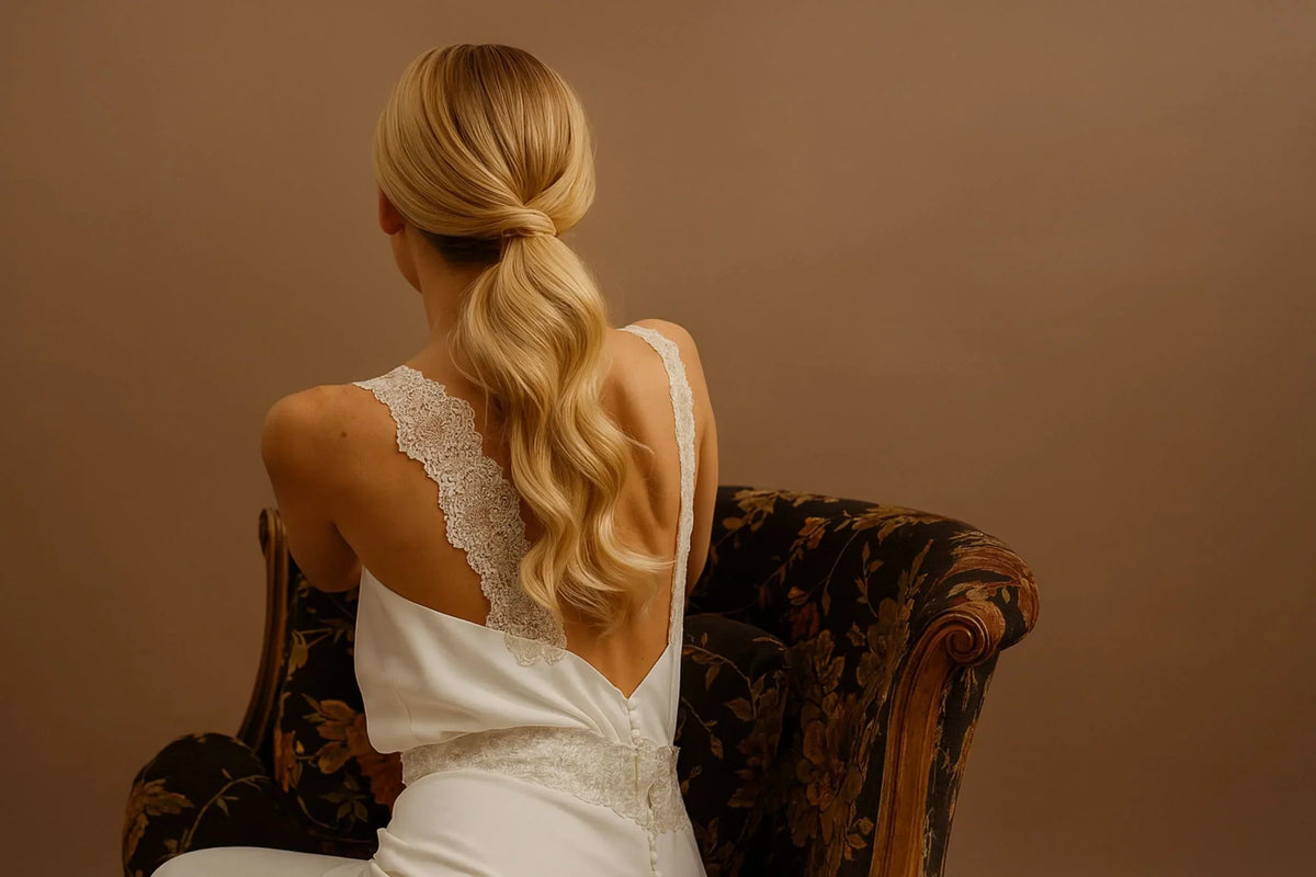 6 idées coiffure pour adopter la queue de cheval à un mariage