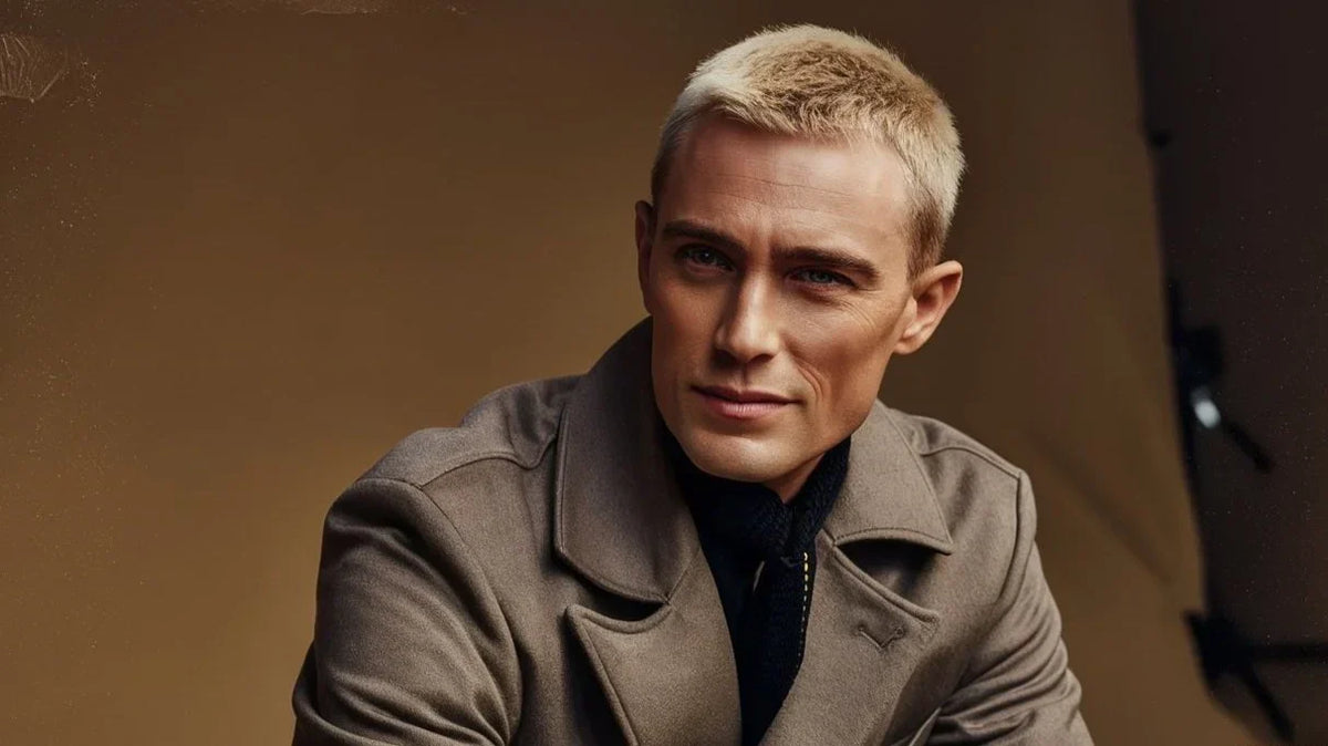 Coloration homme : notre avis sur les cheveux blond polaire