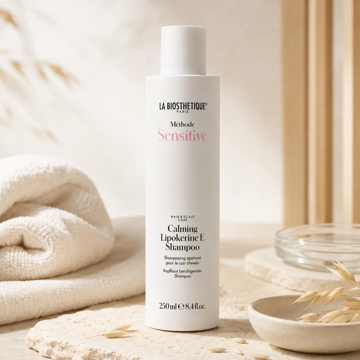 Shampoing apaisant cuir chevelu sensible et irrité - Calming Lipokerine E Shampoo