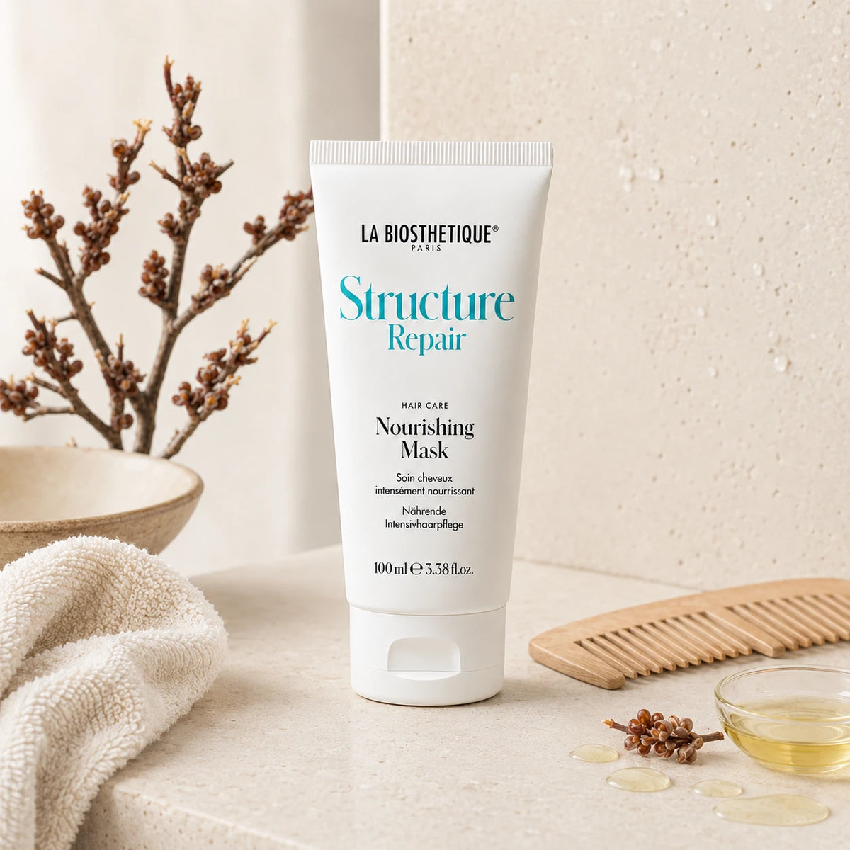 Soin cheveux secs et abîmés - Structure Repair Nourishing Mask