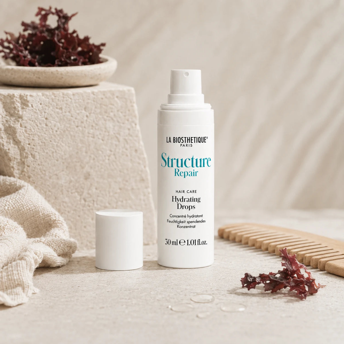 Soin cheveux acide hyaluronique - Structure Repair Hydrating Drops