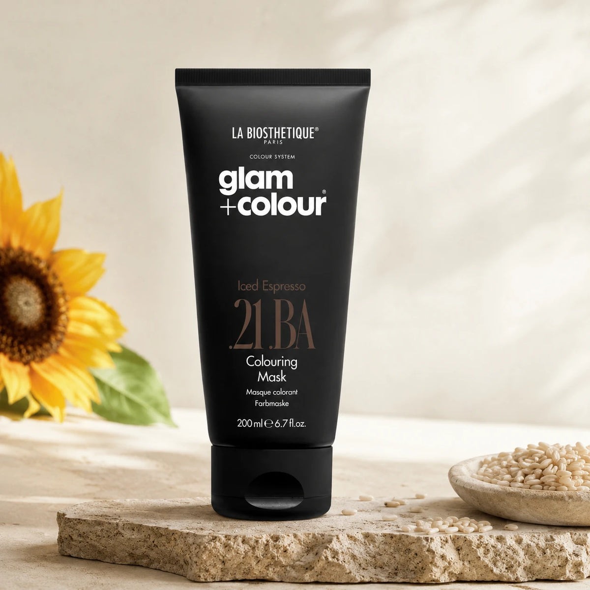 Masque colorant brun - Glam+Colour Iced Espresso .21 .BA Colouring Mask