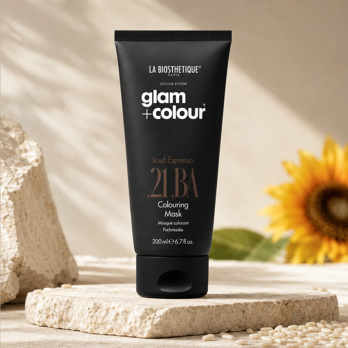 Masque colorant brun - Glam+Colour Iced Espresso .21 .BA Colouring Mask