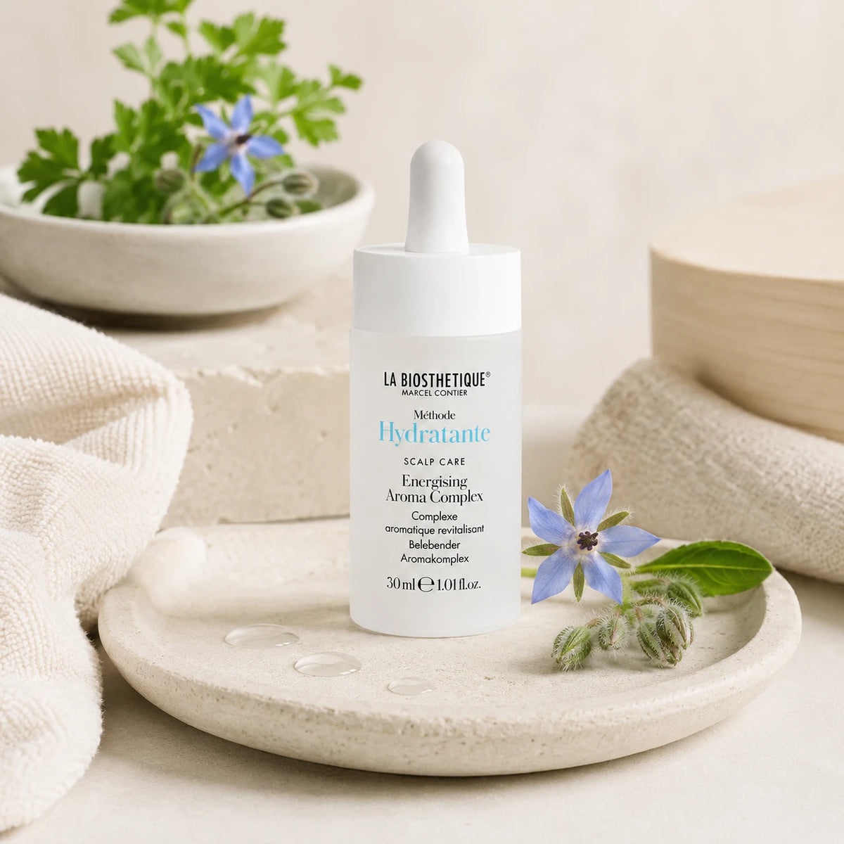 Huile capillaire cuir chevelu sec - Energising Aroma Complex