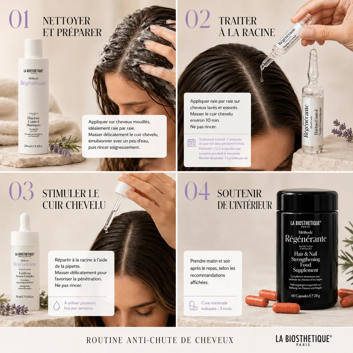Votre routine en étapes