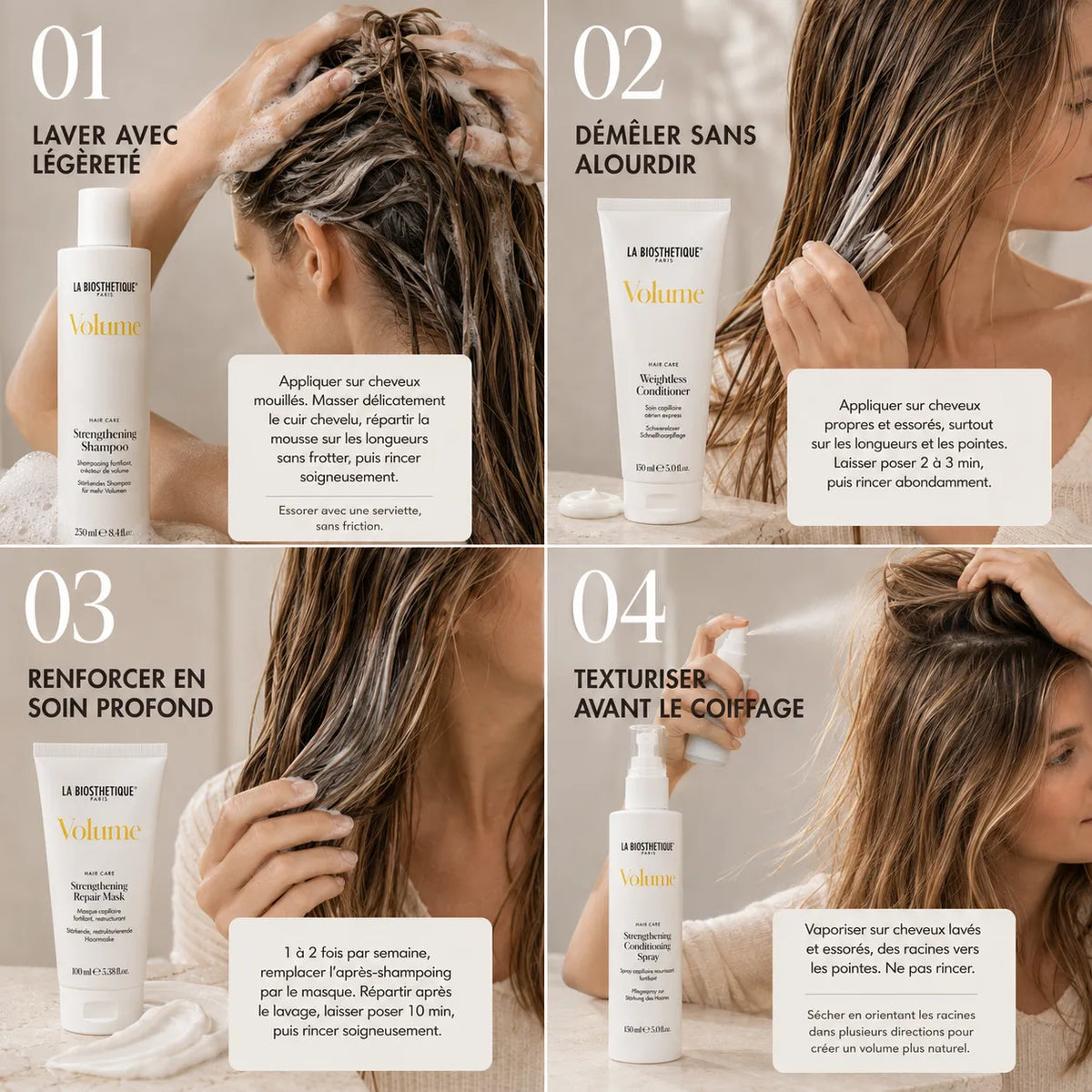 Votre routine en étapes
