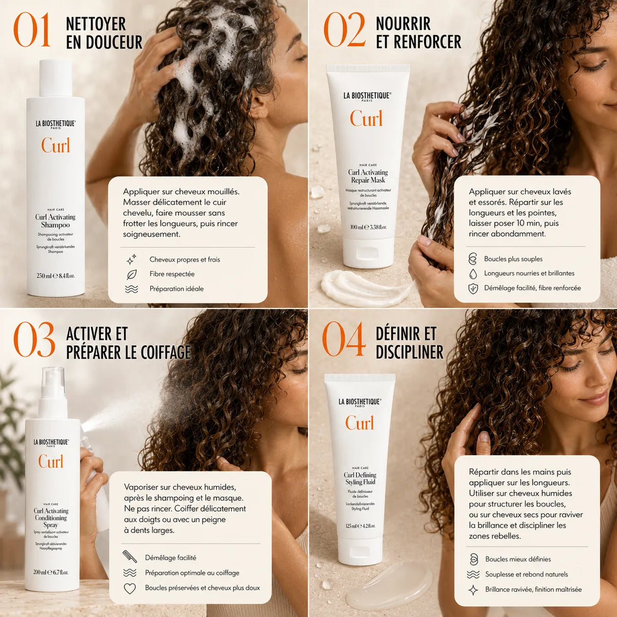 Votre routine en étapes