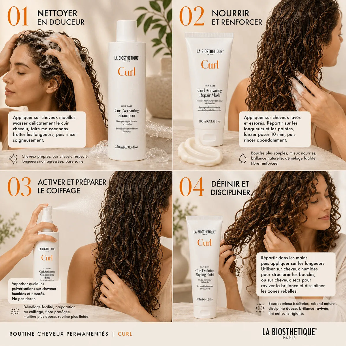 Votre routine en étapes
