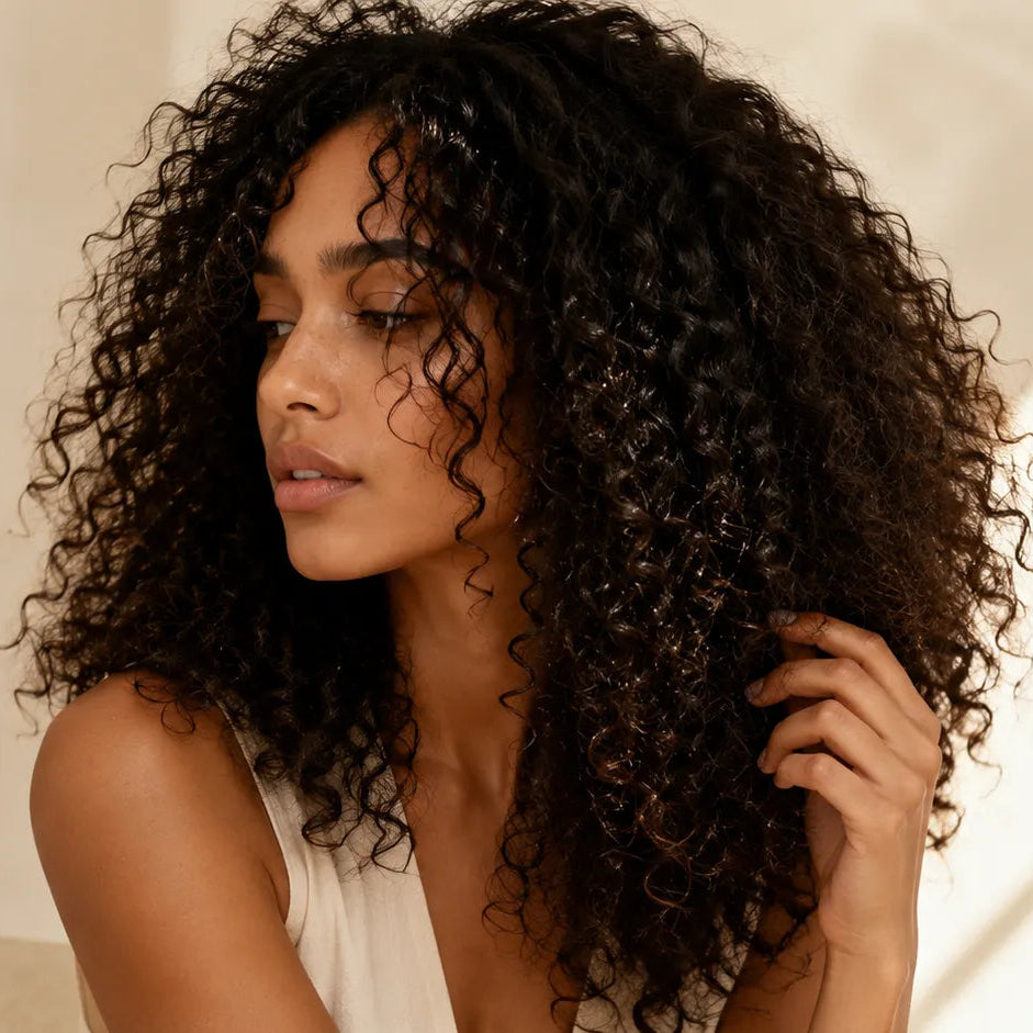 La routine cheveux frisés :