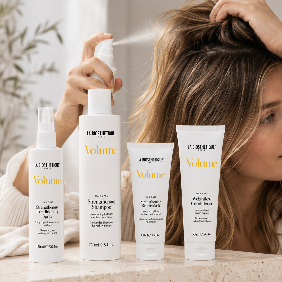 Routine cheveux fins : volume aérien, force et légèreté