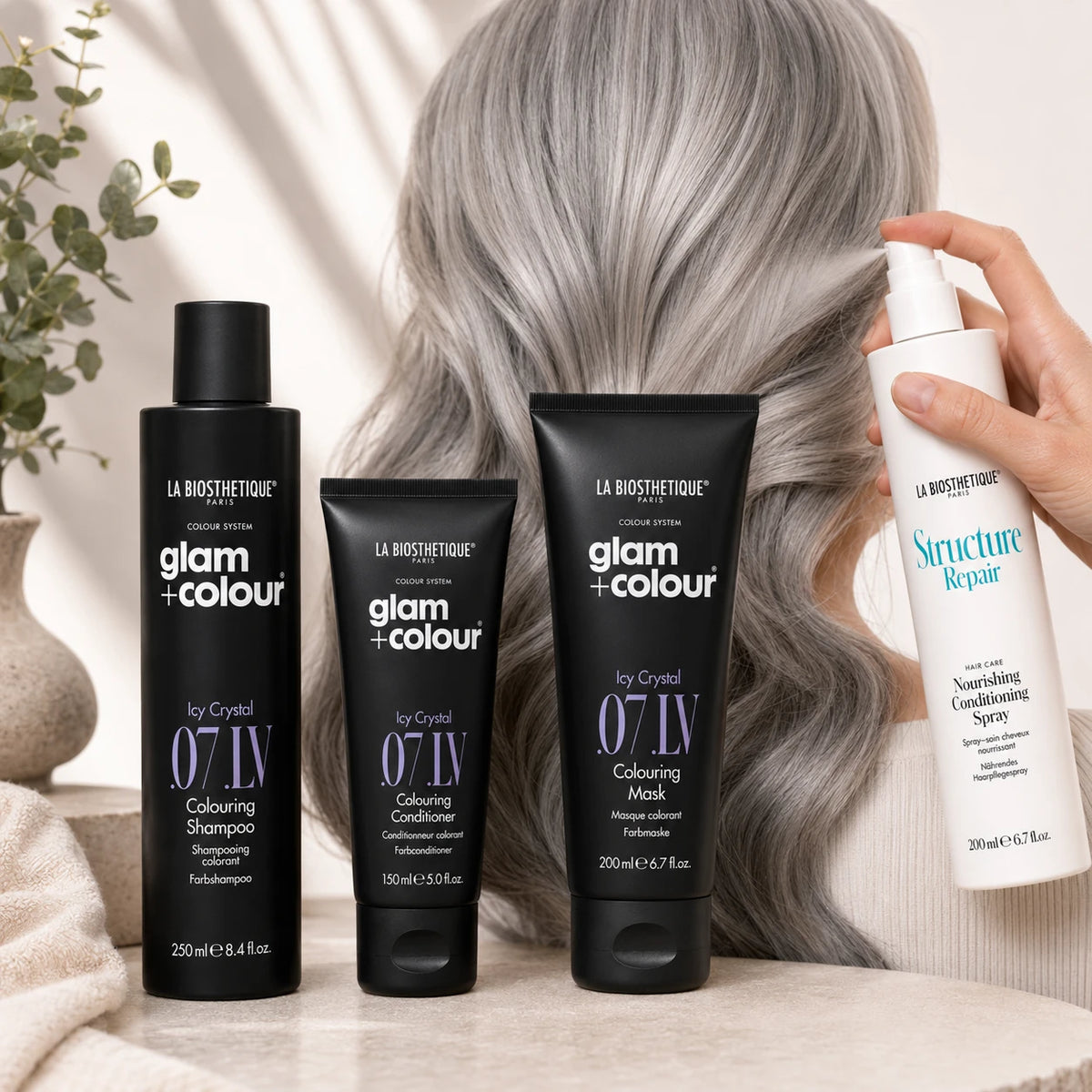 Routine cheveux gris : reflets argentés, soin et éclat